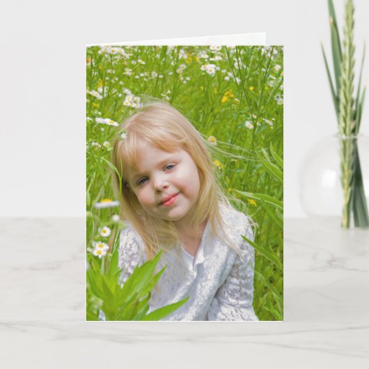 ガールインデイジー考えるフィールドオブユー カード (正面)