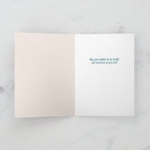 ガールインバニーイヤーフード付きスウェットシャツイースターカード カード (内部)