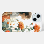 ガールインバラ園 | 6月誕生花 |水柱 Case-Mate iPhoneケース (裏面 (横))