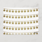 ガールインフロッグフード付スターズフォト誕生日ありがとう ポストカード (裏面)