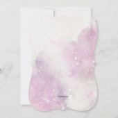 ガールインホワイトドレスキンセニェラ招待状 招待状 (裏面)