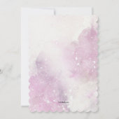 ガールインホワイトドレス招待状 招待状 (裏面)