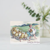 ガールイースターシック卵ドラビクトリアンム シーズンポストカード (スタンド正面)