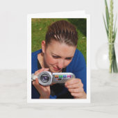 ガールウィズカムコーダーポートレート カード (正面)