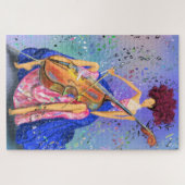 ガールウィズチェロパズルファンタスティックメロディ ジグソーパズル (横)