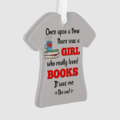 ガールウィズブックスフーズオーナメント オーナメント (正面)