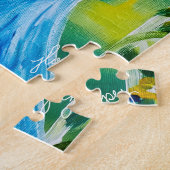 ガールウィズ春ブーケファインアートパズル ジグソーパズル (側面)