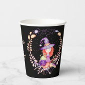 ガールウィッチ誕生日水彩 紙コップ (裏面)