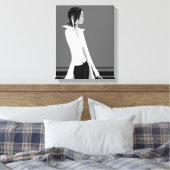 ガールウィティートメントファッションディーバキャンバスプリント キャンバスプリント (インサイチュ (寝室))