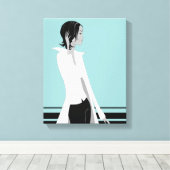 ガールウィティートメントファッションディーバキャンバスプリント キャンバスプリント (インサイチュ (ウッドフロア))