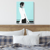 ガールウィティートメントファッションディーバキャンバスプリント キャンバスプリント (インサイチュ (寝室))