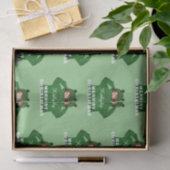 ガールウィンググリーンカエルフード付スケッチクリスマス 薄葉紙 (ギフト)