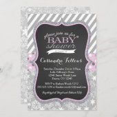 ガールウィンターワンダーランドスノーフレーク招待状 招待状 (正面/裏面)