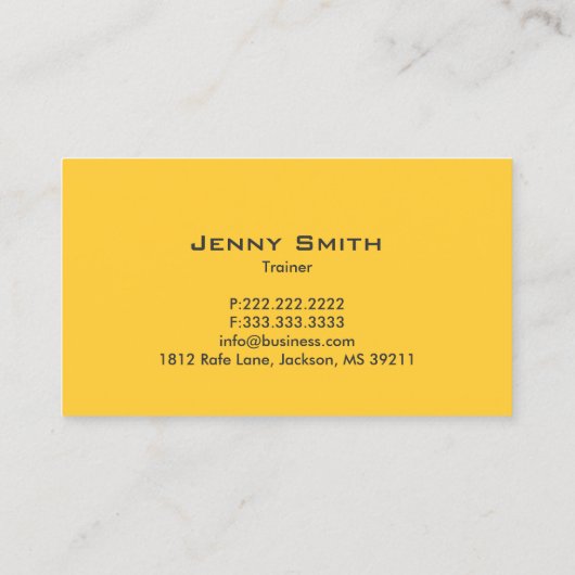 ガールウエイトロスフィットネス 名刺 (裏面)