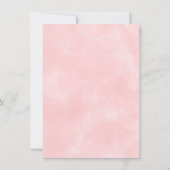 ガールウォーターの色ウッドランド動物のフローラ赤ちゃんシャワー 招待状