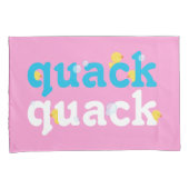 ガールウォーター色ラバーダック枕ケースセット 枕カバー (正面右)