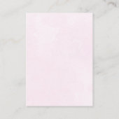 ガールウォーター色レインボーブックベビー エンクロージャーカード (裏面)