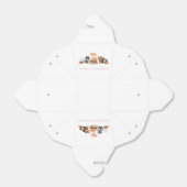 ガールウッドランド動物ピンクフローラ誕生日パーティー フェイバーボックス (折り畳みなし)