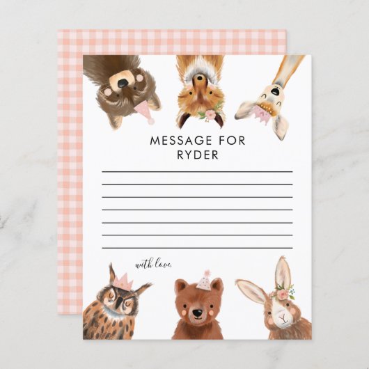 ガールウッドランド誕生日パーティータイムカプセル (正面/裏面)