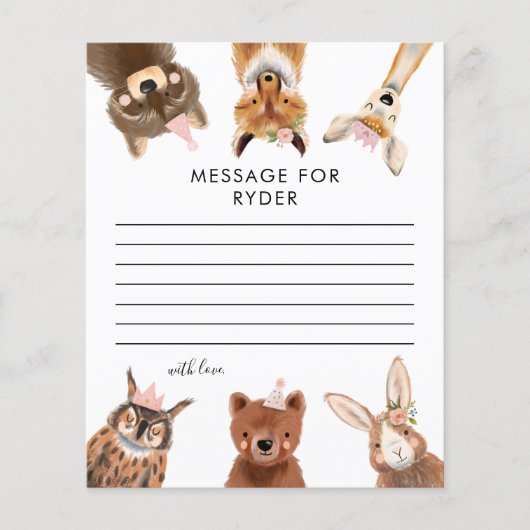 ガールウッドランド誕生日パーティータイムカプセル (正面)