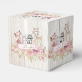 ガールウッドランド赤ちゃんシャワー フェイバーボックス (裏面サイド)