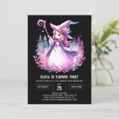 ガールウ威厳のあるィザード誕生日 招待状 (スタンド正面)