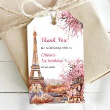 ガールエッフェルタワーパリ1st誕生日