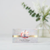 ガールエレガントロータスオパルヨガインストラクター 名刺 (スタンド正面)