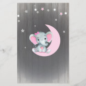 ガールエレファントクレセントスターワードスクランブルゲーム チラシ (裏面)