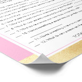 ガールエレファントサーベイはベビー金ゴールドシャワーゲームと言う ポスター (角)