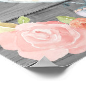 ガールエレファントベビーシャワーポスター ポスター (角)