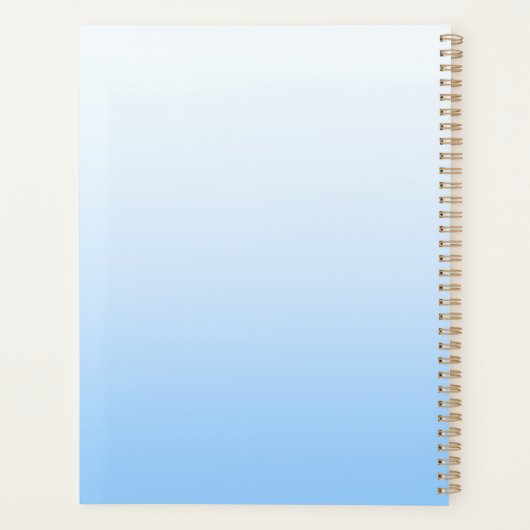 ガールエンジェル宗教的クリスチャン飛行ファンタジーアート プランナー手帳 (裏面)