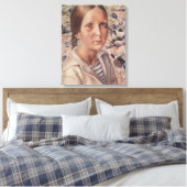 ガールオンアペブルビーチ キャンバスプリント (インサイチュ (寝室))