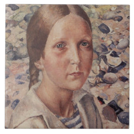 ガールオンアペブルビーチ タイル