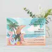 ガールオンザビーチブライダルシャワー招待 招待状 (スタンド正面)