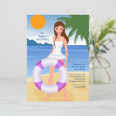ガールオンザビーチ招待状 招待状 (スタンド正面)