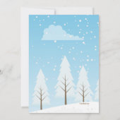 ガールオンスキー招待状 招待状 (裏面)