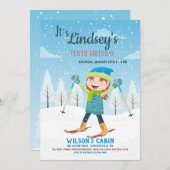 ガールオンスキー招待状 招待状 (正面/裏面)