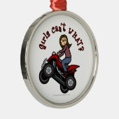 ガールオンレッドフォーホイーラー メタルオーナメント (右)