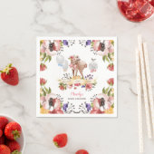 ガールオーディアベビーシャワー スタンダードカクテルナプキン (インサイチュ)