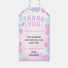 ガールオーバーポップ・アートのバブルギフトラベル ギフトタグ