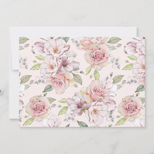 ガールカスタムブリデスメイド提案カード 招待状 (裏面)