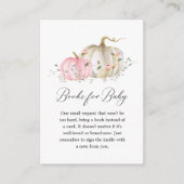 ガールカボチャの本ベビーエンクロージャカード エンクロージャーカード (正面)