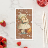 ガールカービングアップルハロウィーン (インサイチュ)