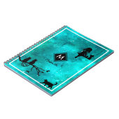 ガールキャッツと銀河系モノグラム手帳 ノートブック (左側)