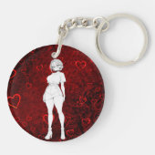 ガールキーチェーン キーホルダー (裏面)