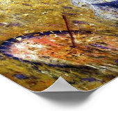 ガールギャザリングフラワーズファインアートバイルノアールプリント ポスター (角)