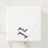 ガールギャングキュートモダンフェミニストガールパワー スクリプト フェイバータグ (インサイチュ)