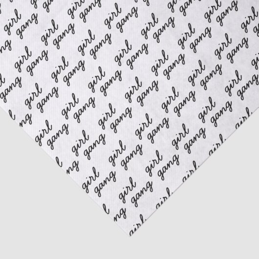 ガールギャングキュートモダンフェミニストガールパワー スクリプト 薄葉紙 (詳細)