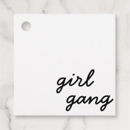 ガールギャング クール モダン フェミニスト ガールパワー スクリプト フェイバータグ